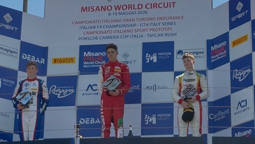 Alp Hasan Aksoy, Misano’daki Formula sahnesinde İstiklal Marşı'nı dinletti