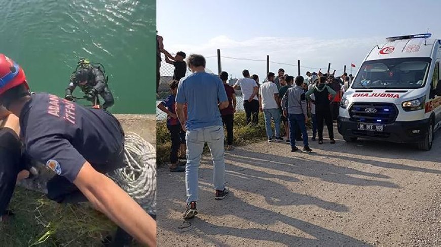 Adana'da yüreklerin ağza geldiği olay! Nehirde kaybolan genci su altı polisi kurtardı