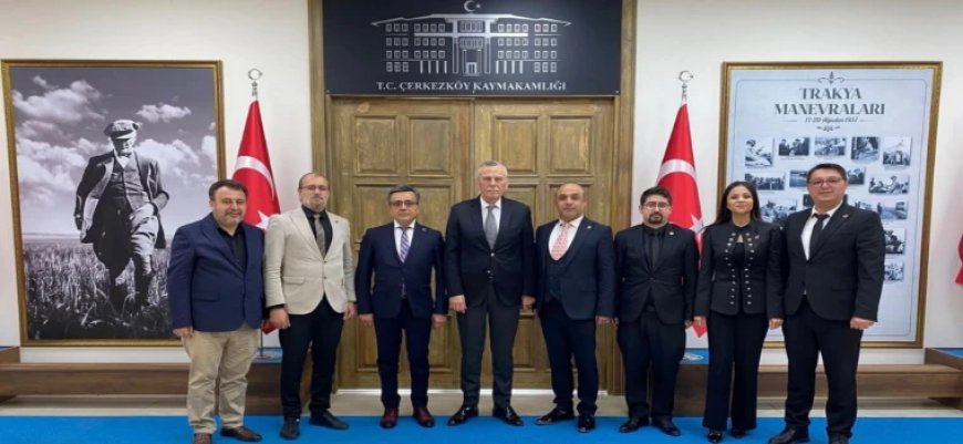 YENİDEN REFAH PARTİSİ İLÇE YÖNETİMİNDEN KAYMAKAM GÜNLÜ’YE ZİYARET