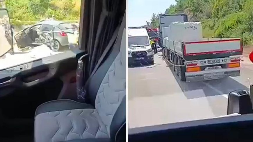 Antalya'da feci kaza! TIR dorsesine çarpan otomobildeki çift hayatını kaybetti