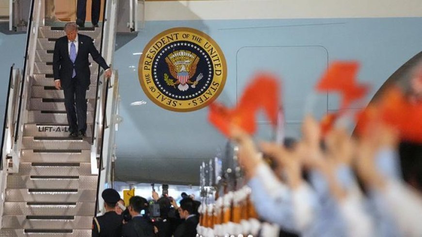 SON DAKİKA HABERİ: Dünya Pekin'e kilitlendi! Trump 8.5 yıl sonra Çin'de