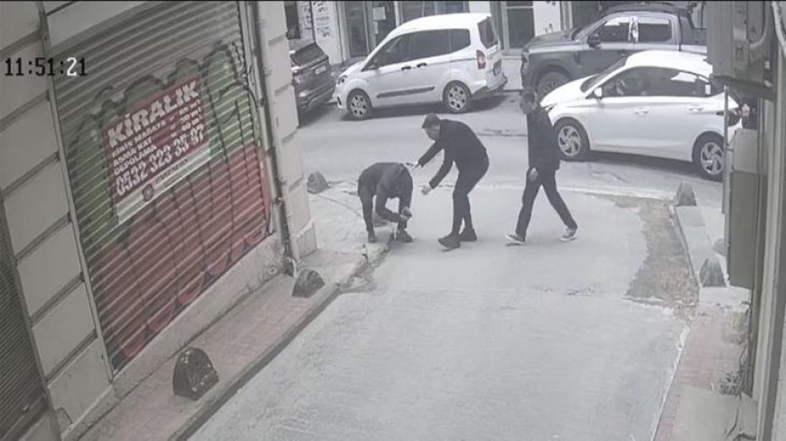 Beyoğlu'nda yürürken büyük bir acıyla irkildi! Başına 7 dikiş atıldı