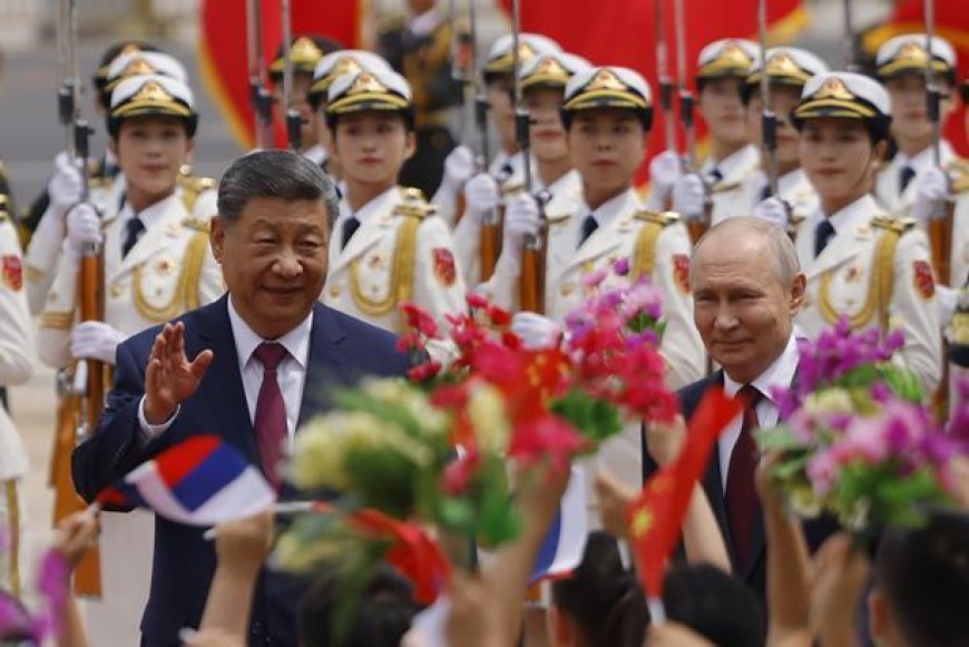 Rusya Devlet Başkanı Putin, Çin'de! Kritik ziyaretten görüntüler