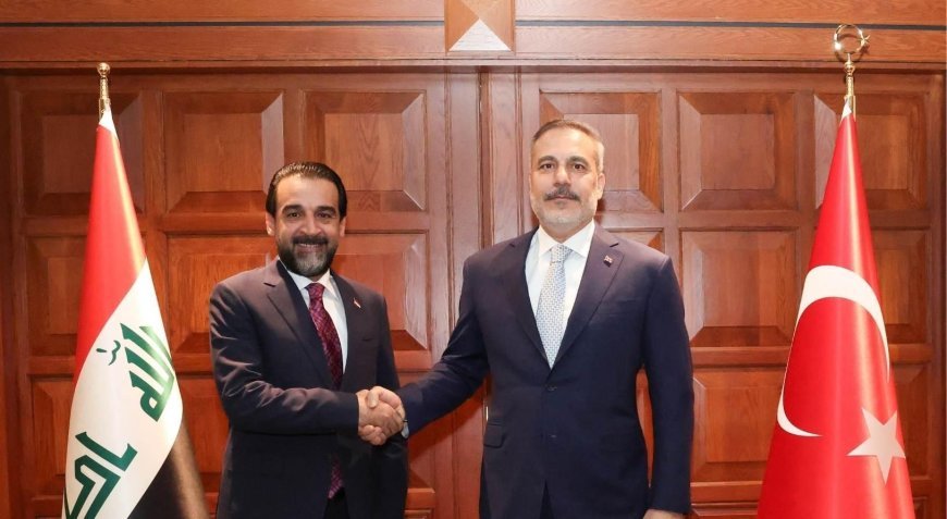 Dışişleri Bakanı Hakan Fidan, Irak'ın Takaddüm Partisi lideri Halbusi'yi Ankara'da kabul etti
