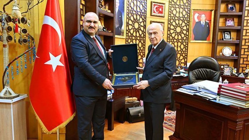 Devlet Bahçeli, Kerkük Valisi Muhammed Seman Ağa'yı kabul etti