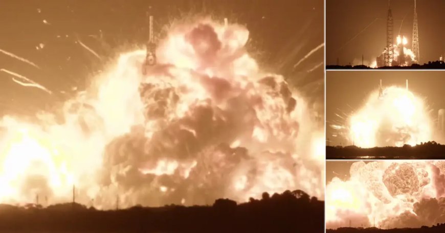 Blue Origin roketi fırlatma rampasında patladı