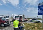 Saray'da otomobil ile hafif ticari araç çarpıştı; 3 yaralı