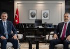 Dışişleri Bakanı Hakan Fidan, İçişleri Bakanı Mustafa Çiftçi ile görüştü
