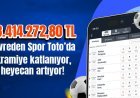 43.414.272 TL devreden Spor Toto’da ikramiye katlanıyor, heyecan artıyor!