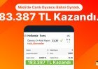 Misli’de Canlı Oyuncu Bahsi Oynadı, 183.387 TL Kazandı…