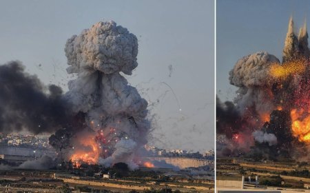 Malta'da hava fişek fabrikasında feci patlama! Duman yaklaşık 300 metre yüksekliğe ulaştı