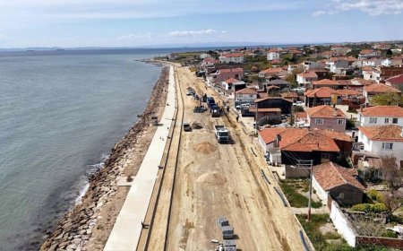 Tekirdağ Eriklice sahili yeniden düzenleniyor