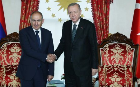 Cumhurbaşkanı Erdoğan, Ermenistan Başbakanı Paşinyan ile görüştü
