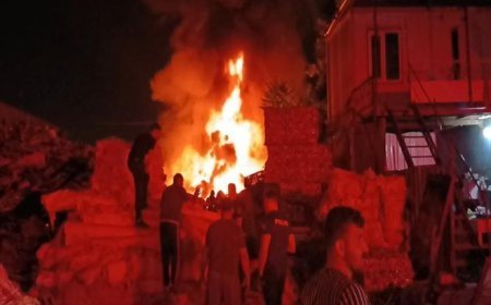Bursa’da geri dönüşüm tesisinde yangın çıktı