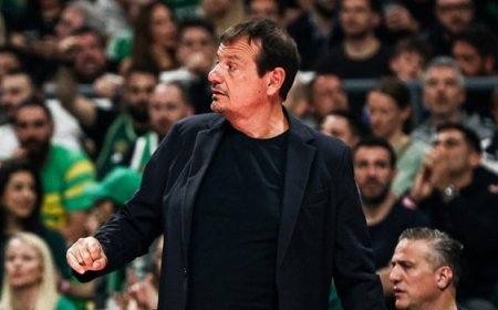 Panathinaikos Başantrenörü Ergin Ataman'dan hakem tepkisi!
