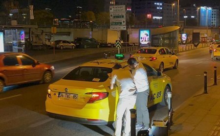 Şişli'de bir taksici uğradığı saldırı sonucu ağır yaralandı