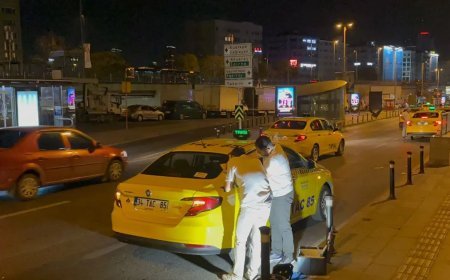 Yolcunun darp ettiği taksici ağır yaralandı