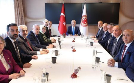 TBMM Başkanı Kurtulmuş, Süryani toplumu temsilcilerini kabul etti