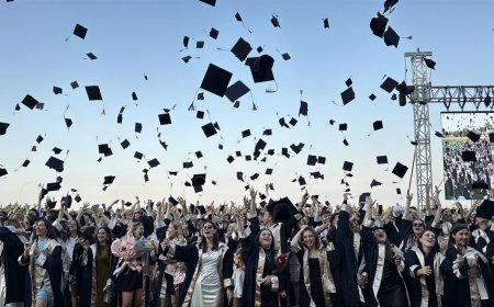 Namık Kemal Üniversitesi'nde yaklaşık 3 bin öğrenci mezuniyet coşkusu yaşadı