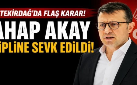 CHP'DE DEPREM! VAHAP AKAY DİSİPLİNE SEVK EDİLDİ