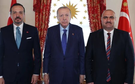 Cumhurbaşkanı Erdoğan, Kerkük Valisi ve Irak Türkmen Cephesi Başkanı Mehmet Seman Ağa'yı kabul etti