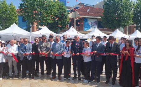 ÇERKEZKÖY'DE MESLEK LİSELERİ FUARI İLGİ GÖRDÜ