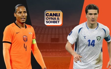 Hollanda ile Özbekistan, Dünya Kupası öncesi karşılaşıyor! Maçın heyecanı canlı sohbet ile Misli'de