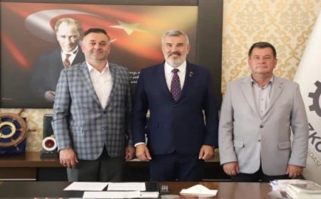 AS VE ZÜMBÜL'DEN ÇTSO BAŞKANI ÇETİN'E ZİYARET
