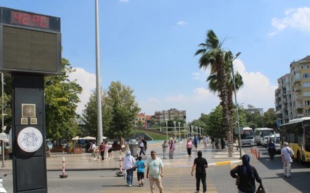 Sıcaklık aniden yükseldi, termometreler 42 dereceyi gösterdi