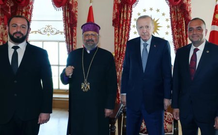 Cumhurbaşkanı Erdoğan, Türkiye Ermenileri Patriği Maşalyan'ı kabul etti