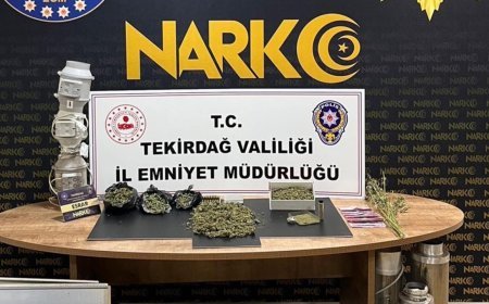 Tekirdağ'da uyuşturucu operasyonlarında 19 tutuklama