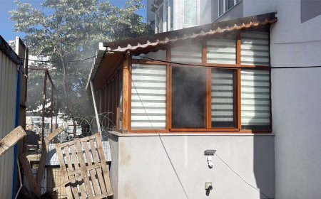 Çorlu’da apartmanda çıkan yangın panik yarattı