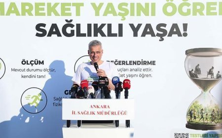 Bakan Memişoğlu, 'Hareket Yaşını Öğren, Sağlıklı Yaşa' kampanyasını başlattı