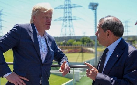 Dursun Özbek, Oliver Kahn ile görüştü: 'Galatasaray'ı daha yukarılara çekmek için bazı projeler üzerinde konuştuk'