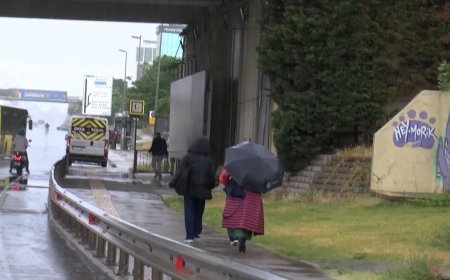 Hava bir anda değişti, evden hazırlıksız çıkanlar neye uğradığını şaşırdı