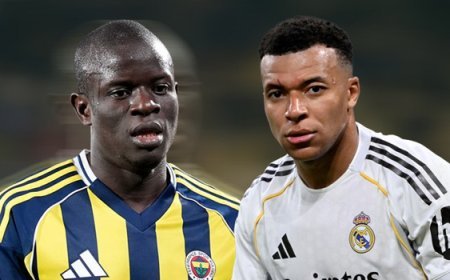 Kylian Mbappe'den Fenerbahçe'nin yıldızı Kante'ye övgüler: 'Sahada dört kişi adına koşuyor!'