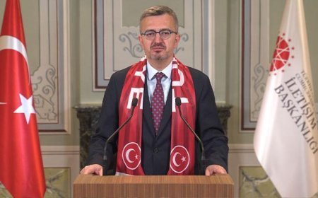 İletişim Başkanı Duran A Milli Futbol Takımı'na video mesajla başarı diledi