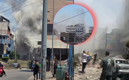 İsrail’den Lübnan'a bombardıman! Beyrut banliyölerinde şiddetli patlamalar