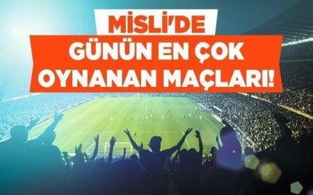 Dünya Kupası'nda Bol Gol Beklenen İspanya Karşılaşması, Potada Dev Derbi! İşte Misli'de Günün En Çok Oynanan Maçları