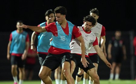 A Milli Futbol Takımı, Paraguay maçının hazırlıklarını sürdürdü