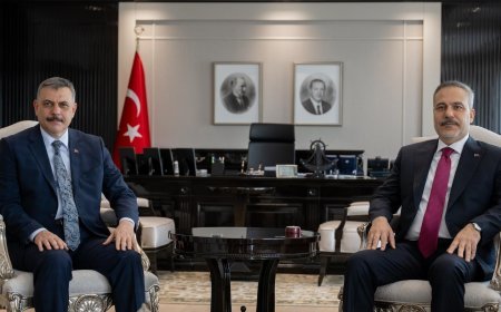 Dışişleri Bakanı Hakan Fidan, İçişleri Bakanı Mustafa Çiftçi ile görüştü