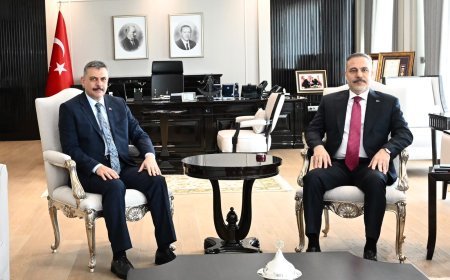 İçişleri Bakanı Çiftçi, Dışişleri Bakanı Fidan ile görüştü