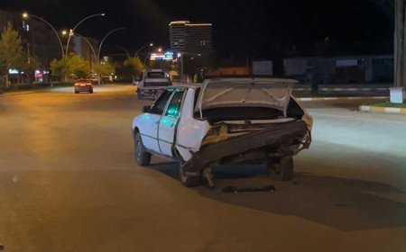 Yer: Çorum! Kazaya karışan sürücü aracını bırakıp kaçtı