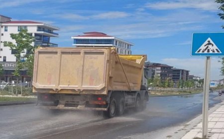 TONLARCA SU BOŞA AKTI, CADDE GÖLE DÖNDÜ