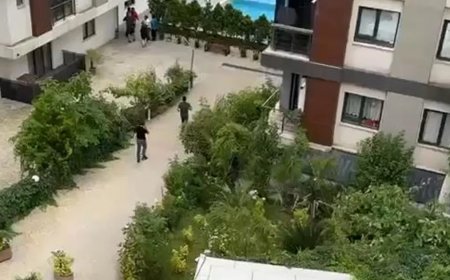 Yeni boşanmış çiftin cansız bedenleri sitenin bahçesinde bulundu