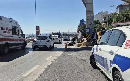 Büyükçekmece'de otomobille çarpışan motosikletin sürücüsü öldü