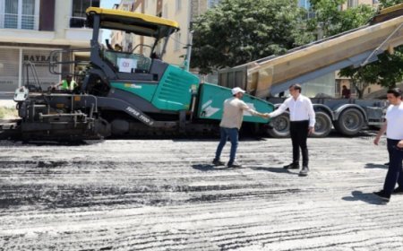 ÇERKEZKÖY BELEDİYESİ'NDEN ASFALT SEFERBERLİĞİ
