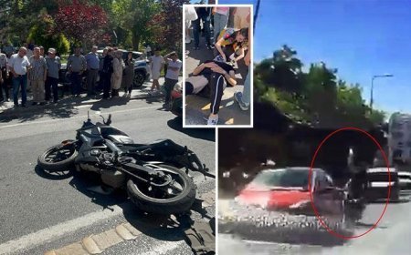 Tekirdağ'da feci kaza! İki şeridin arasına girdi, iki araca çarptı: Dehşet anları kamerada