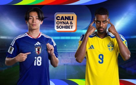 Dünya Kupası’nda Japonya ile İsveç karşılaşıyor! Maçın heyecanı canlı sohbet ile Misli’de