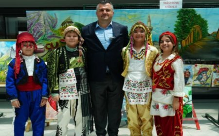 SARAY'DA KIŞ ATÖLYELERİ EMEKLERİ SERGİDE TAÇLANDI